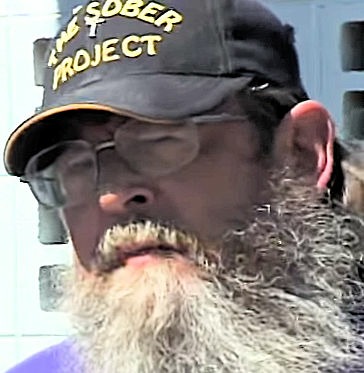 SOBER PROJ mark-in-front-of-church-closeup3